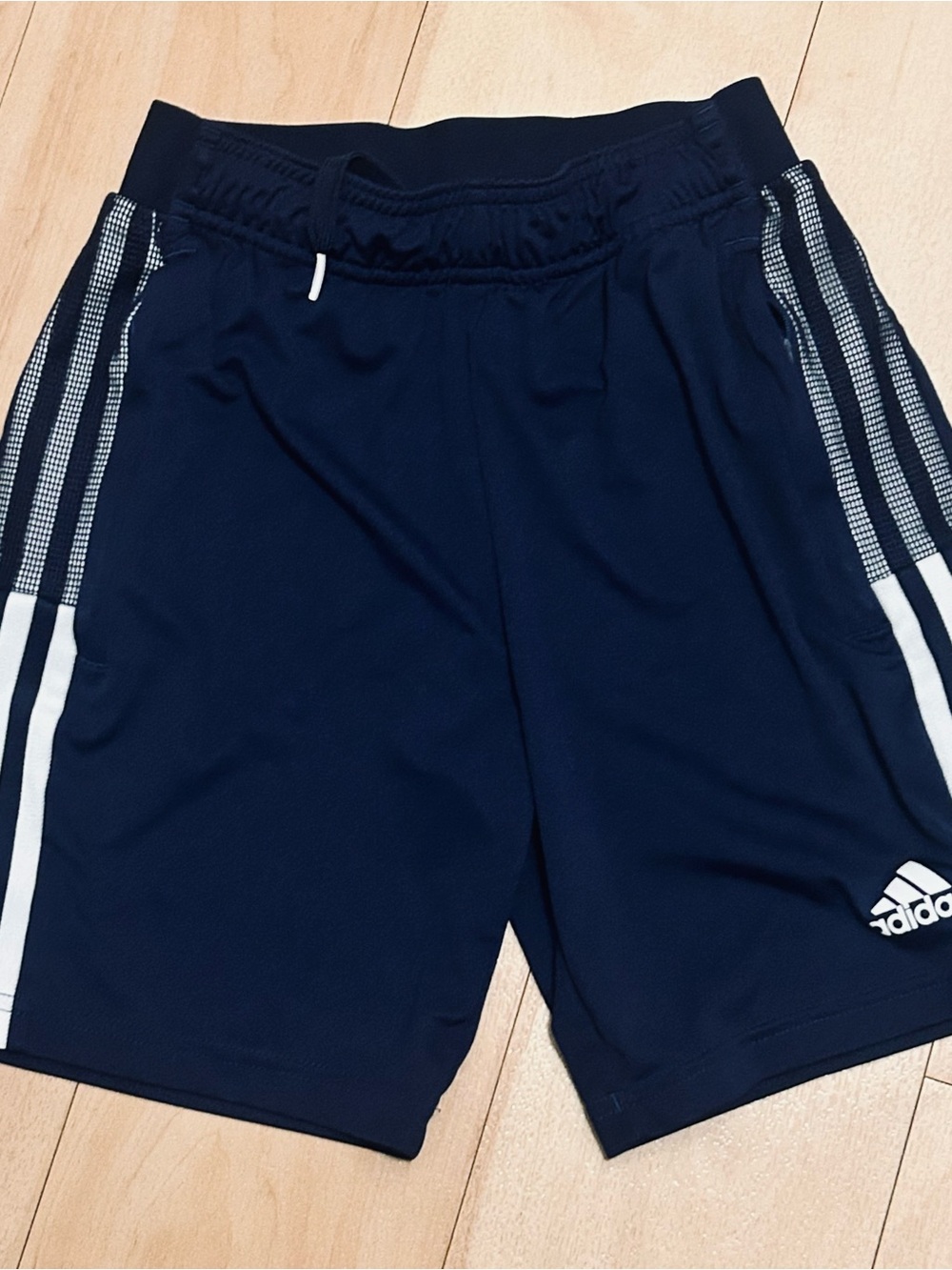 Adidas Kids' Navy Athletic Shorts 11-12